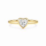 Heart Bezel Ring