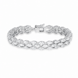 Icon Gold Marquise Tennis Bracelet