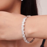 Pear Cut Reverse Diamond Bracelet