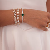 Emerald Oval Tennis Bracelet