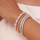 Aternating Diamond Tennis Bracelet