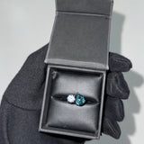 Round & Pear Birthstone Ring