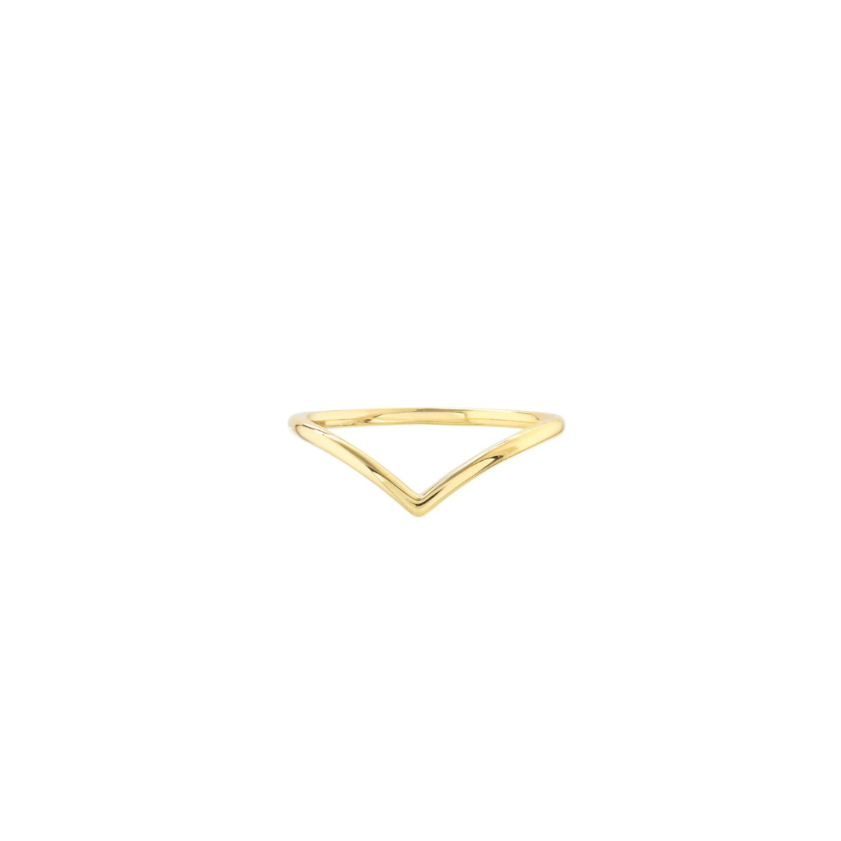 Plain V Band Ring