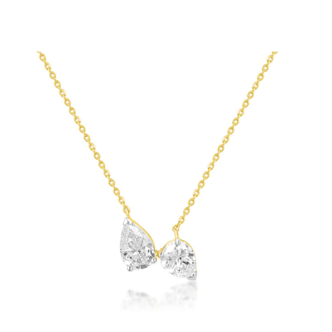 Pear Toi Et Moi Neckpiece