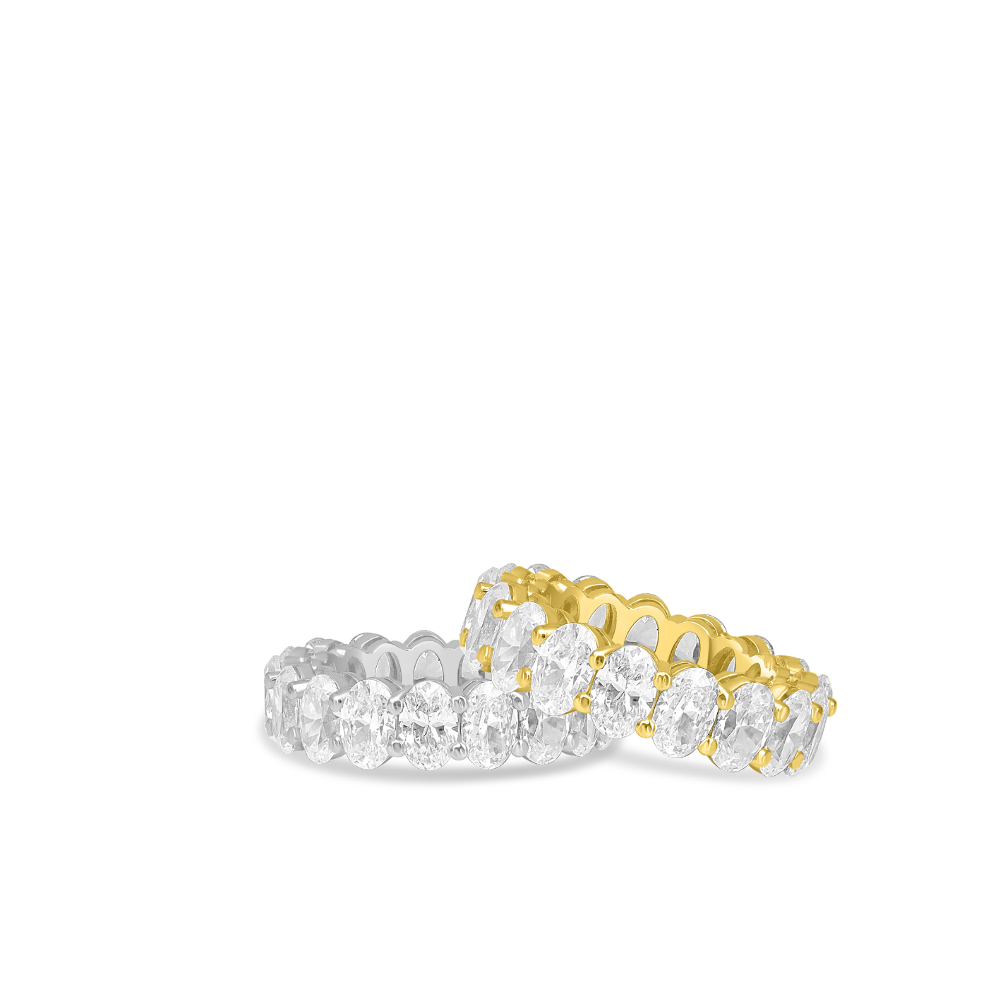Oval Eternity Band Ring