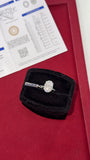 5 Carat Hailey Ring (Moissanite)(Hidden Halo)