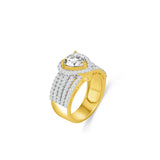 Heart Halo Ring