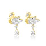 Swan Dangle Earrings