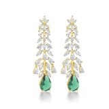 Stella Emerald Earrings