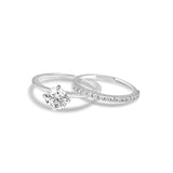 The Round Solitaire & Half Eternity Ring