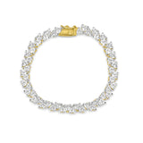 Twin Heart Tennis Bracelet