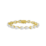 Swan Pear Tennis Bracelet