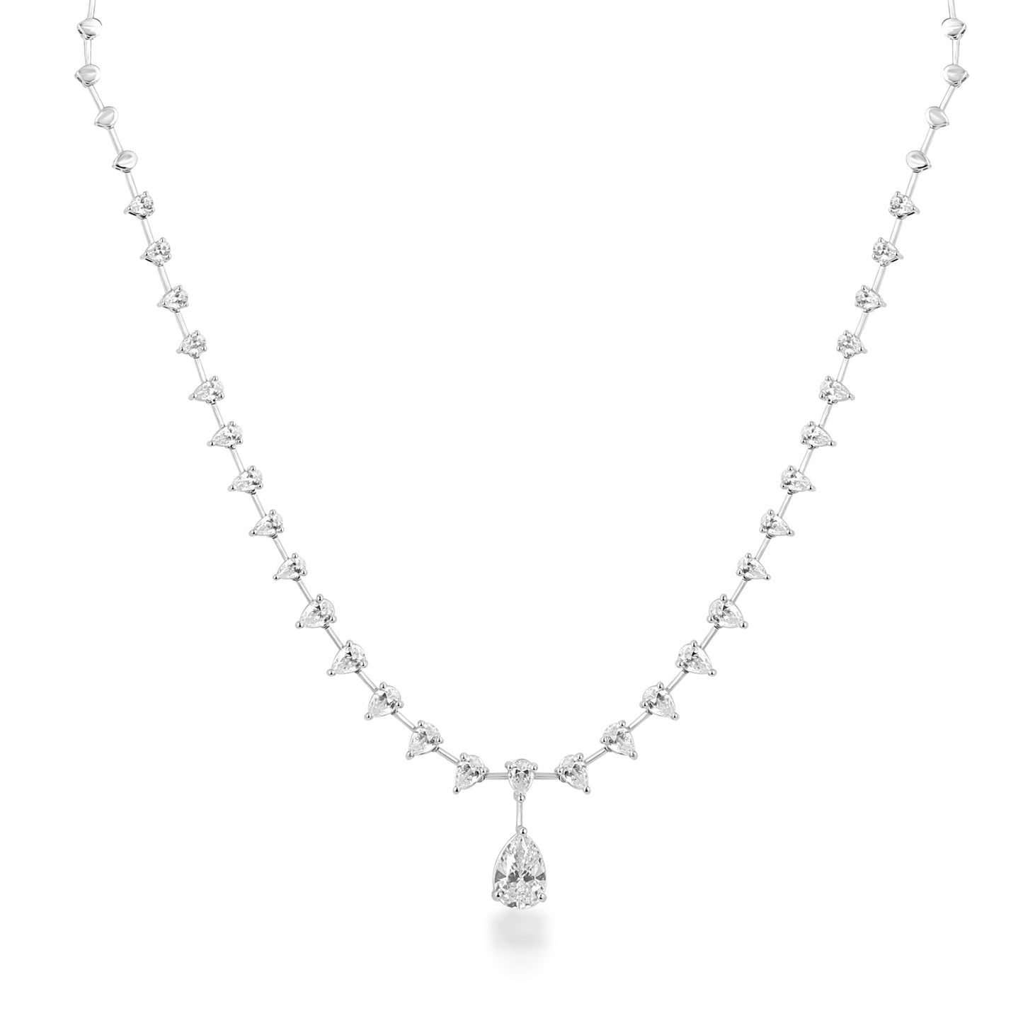 Dainty Pear Necklace Set