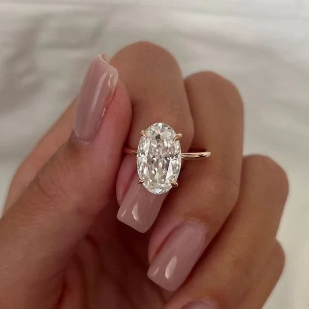 The Hailey Ring (Hidden Halo)