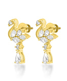 Swan Dangle Earrings