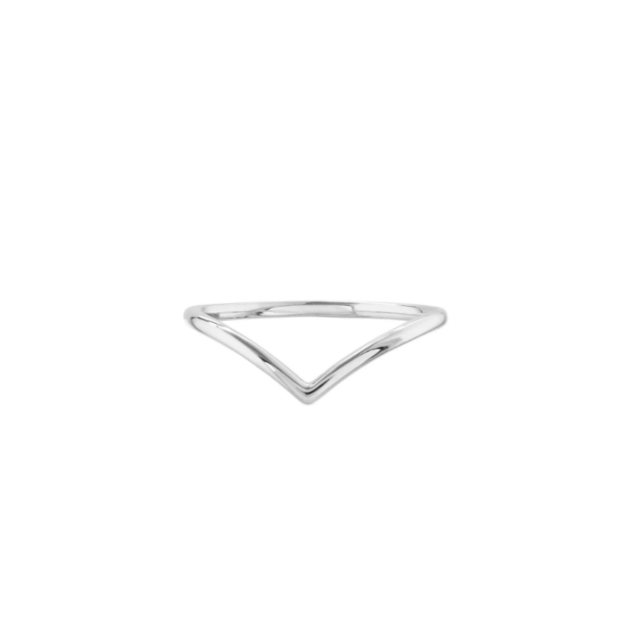 Plain V Band Ring