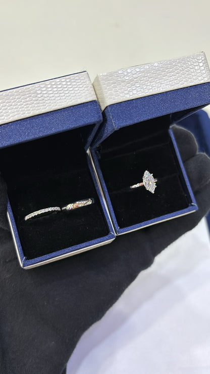 The Essential Marquise Ring Stack (3 Rings)