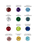 Gentleman's Princess Cut Birthstone Ring