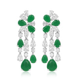 Elara Emerald Drop Earrings