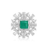Zeenat Emerald Ring