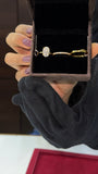 The Hailey Oval Ring Stack (3 Rings) (Moissanite)