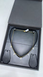 Mixed Diamond Charm Halo Neckpiece