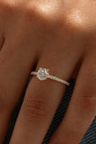 Round Pave Ring (Hidden Halo)