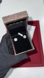 10MM Round Solitaire Studs (Moissanite)