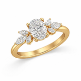 Candlelight Oval Ring