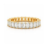 Emerald Cut Eternity Band Ring