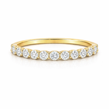 2MM Round Half Eternity Ring