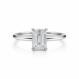 Emerald-Cut Solitaire Ring