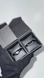 The Floating Pear & Half Eternity Ring Stack