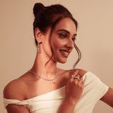 Dainty Pear Necklace Set