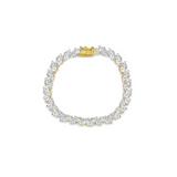 Twin Heart Tennis Bracelet