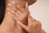 Dainty V Band Ring