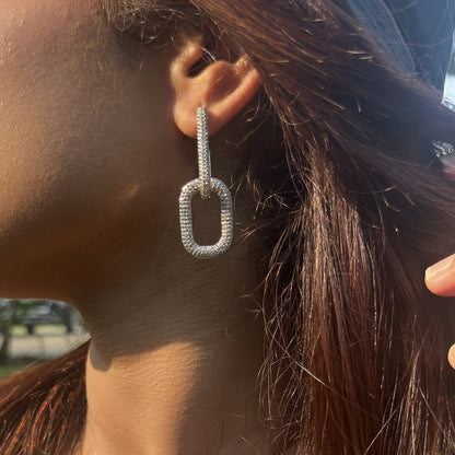 Diamond Sparkle Linked Up Earrings