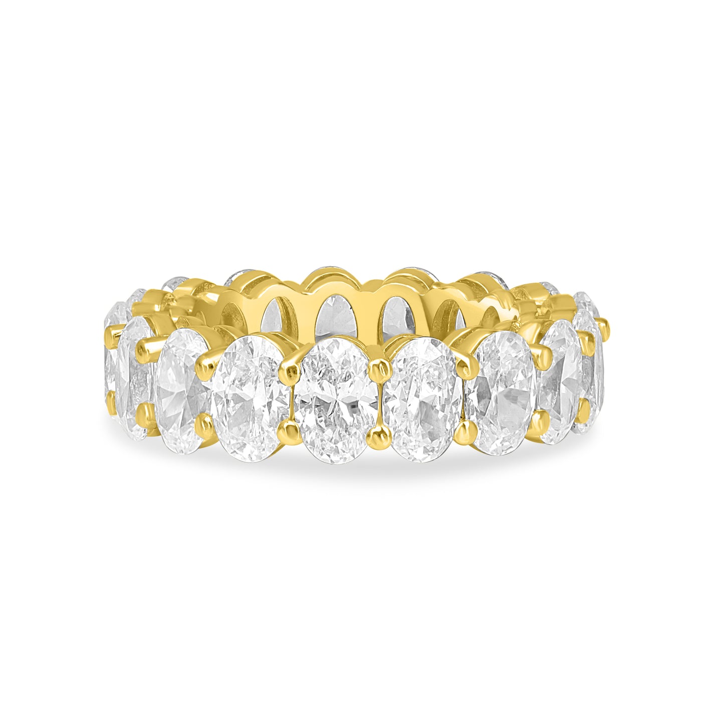 Oval Eternity Band Ring