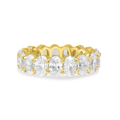 Oval Eternity Band Ring