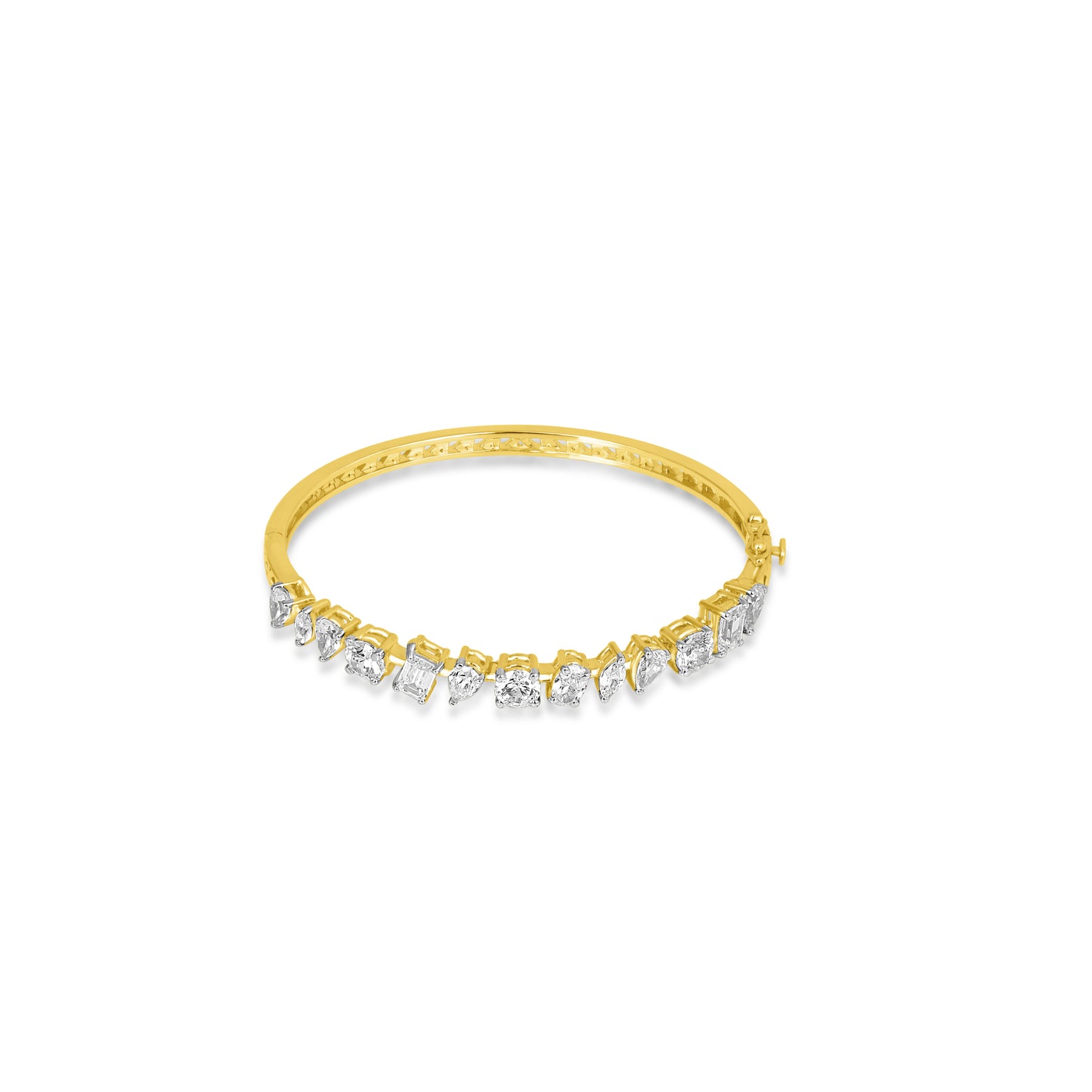 Multi Shape Diamond Tennis Bracelet