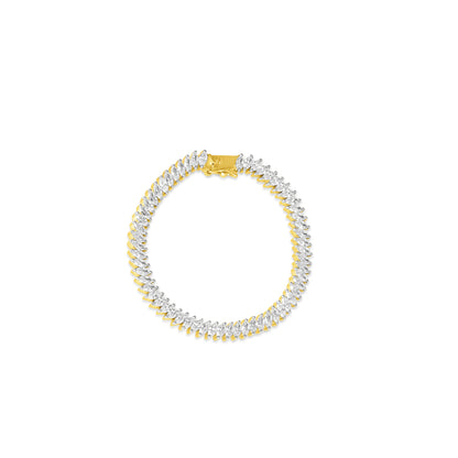 Marquise Cut Diamond Tennis Bracelet