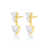 Tove Heart Dangle Earrings