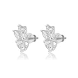 Miley Heart & Marquise Stud Earrings
