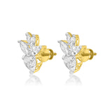 Miley Heart & Marquise Stud Earrings