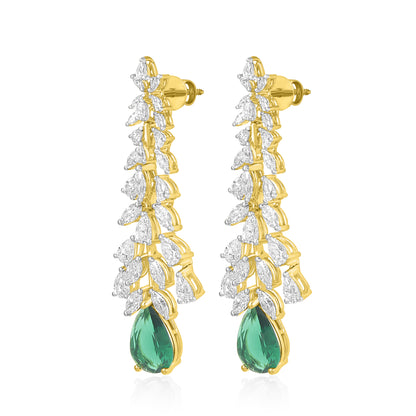 Stella Emerald Earrings