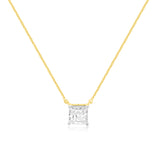 Princess Cut Solitaire  Pendant