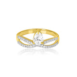Nara Pear Ring