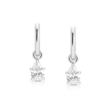Pear Huggie Earrings