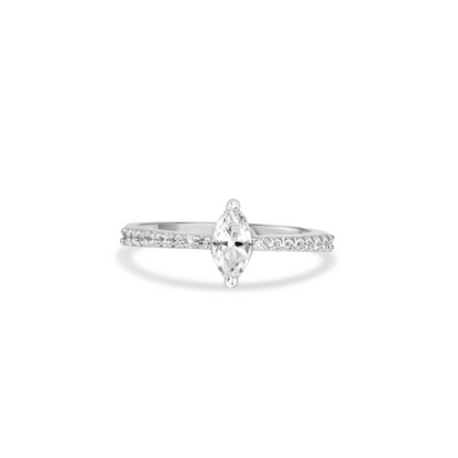 Mini Marquise Pave Ring