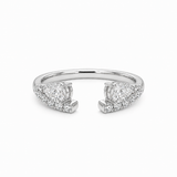 Pear Open Cuff Ring